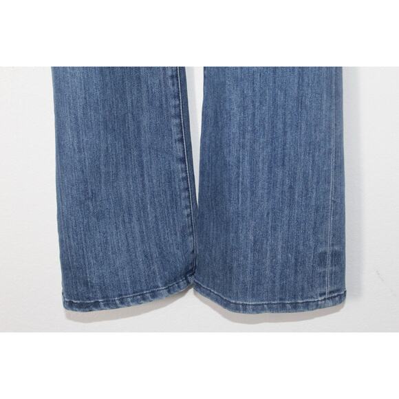 Women's Classic Flare Jeans by Seven 7 Size 10 (35x30) Stretch Denim Blue - Picture 4 of 6